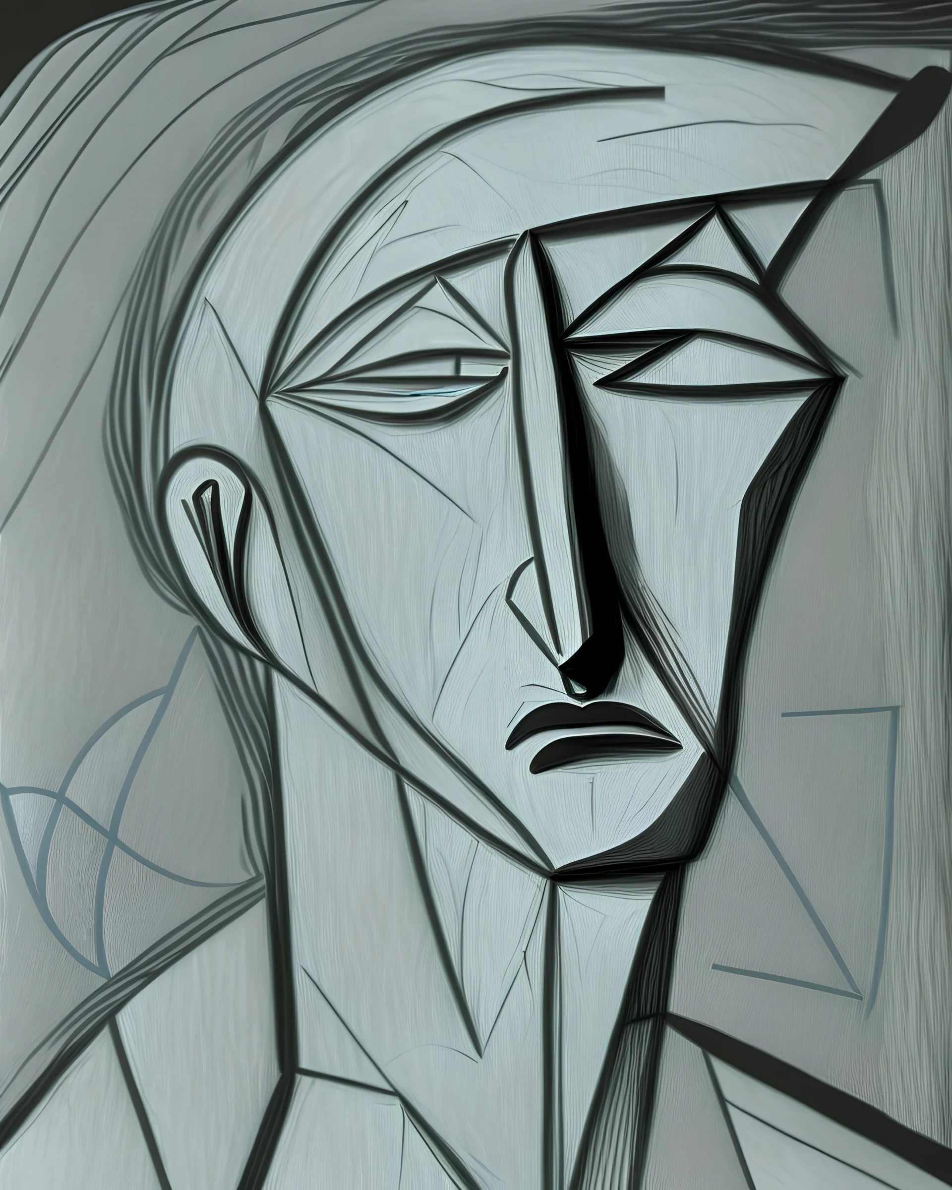 a hypothetic sketch in the style of pablo picasso