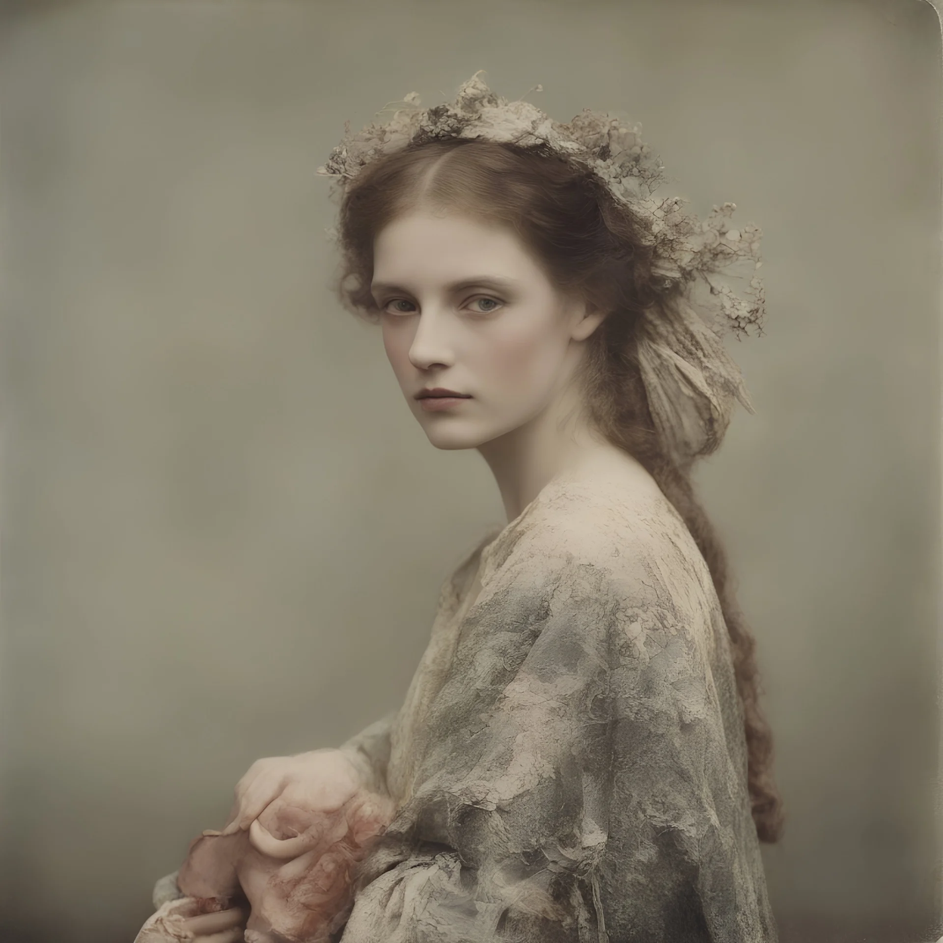 Model magdalena frackowiak, autochrome