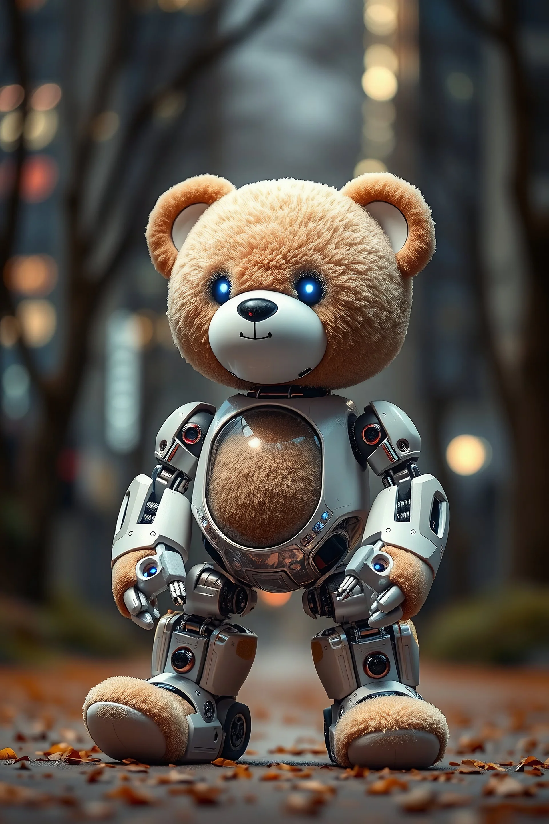 Teddy bear robots taking over the world.