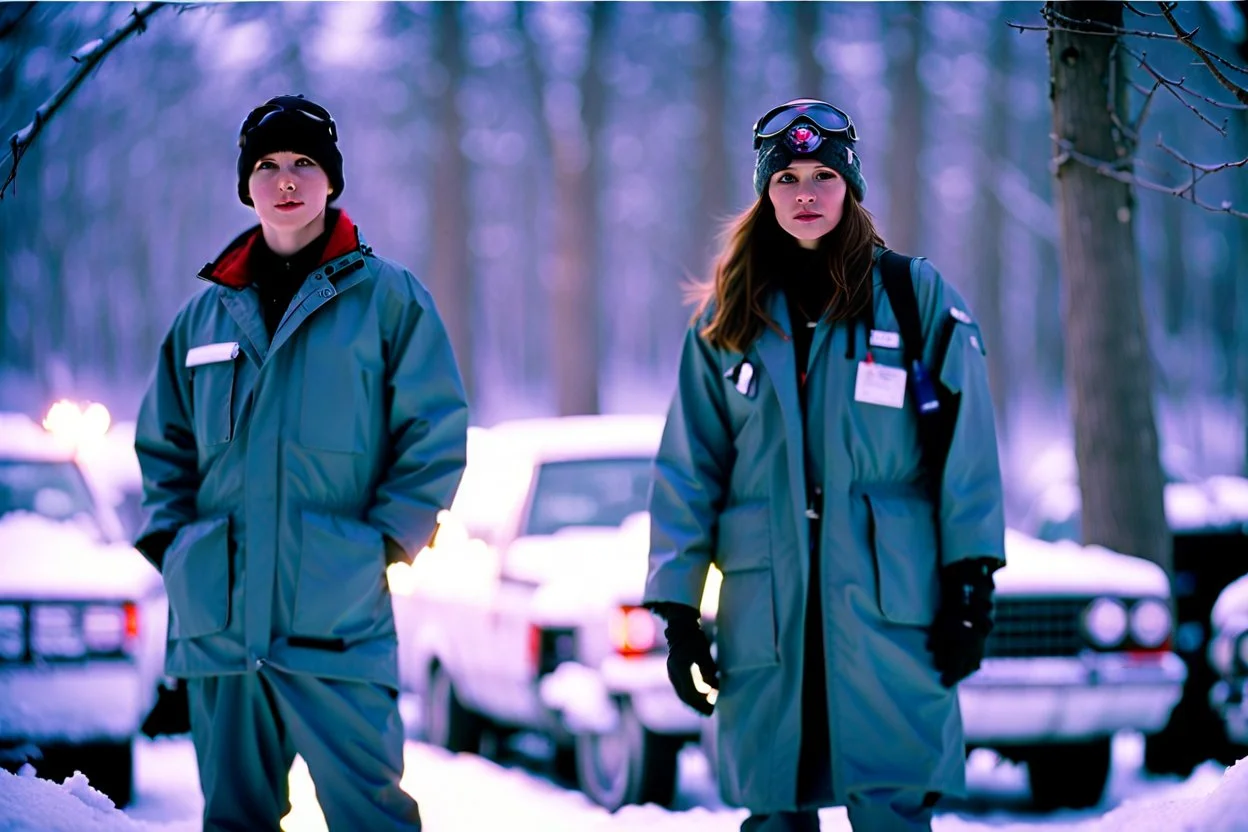 The ER, short staffed due to a staff-wide humor imbalance, scientist, Dystopian, Hyper detailed, Extreme depth of field, bokeh blur, winter, Alberta all-natural, in the style of candid, imperfection, natural lighting, Professional shot, shot on Agfa, Fuji Film, Anamorphic lens, 1990s, --ar 4:5 --w 150 --style raw