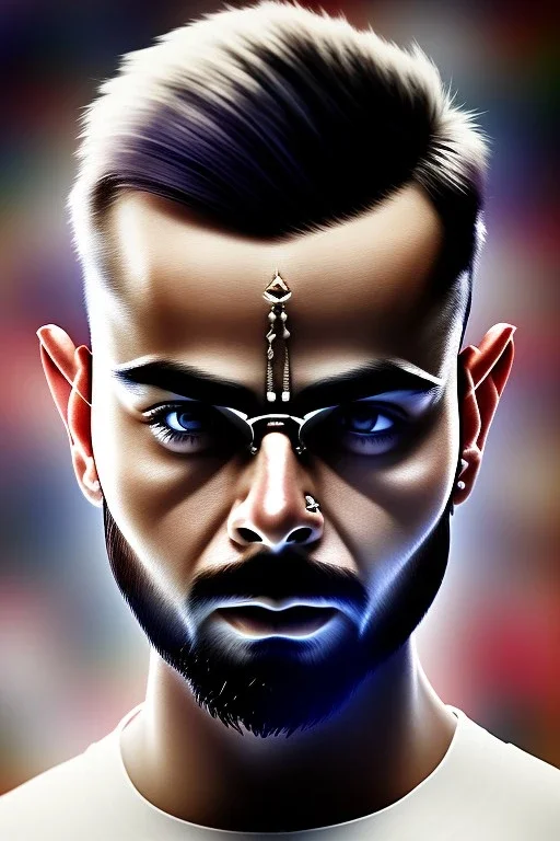 Virat Kohli, highly detailed, cinematic 16k