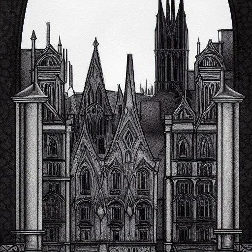 Gothic city by otto hunt