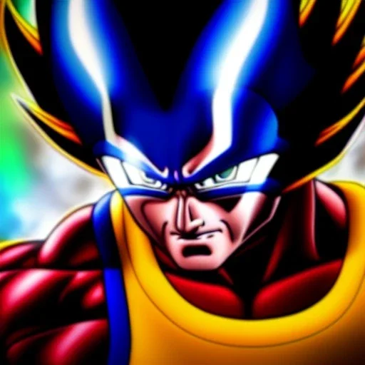 Ultra detailed fullbody Portrait in oil on canvas of Vegeta merges wolverine,extremely detailed digital painting, extremely detailed face,crystal clear Big glowing eyes, mystical colors ,perfectly centered image, perfect composition, rim light, beautiful lighting,masterpiece,8k, stunning scene, raytracing, anatomically correct, in the style of robert e howard and Wizyakuza and Ohrai Noriyoshi and Simon Bisley and uncannyknack