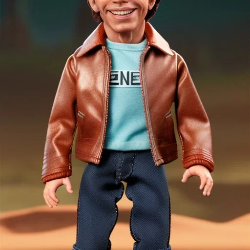 wide view Fonzie Winkler toy Action figure doll 1975 realistic (thumbs-up) (face) grin, fonzarelli, jukebox background