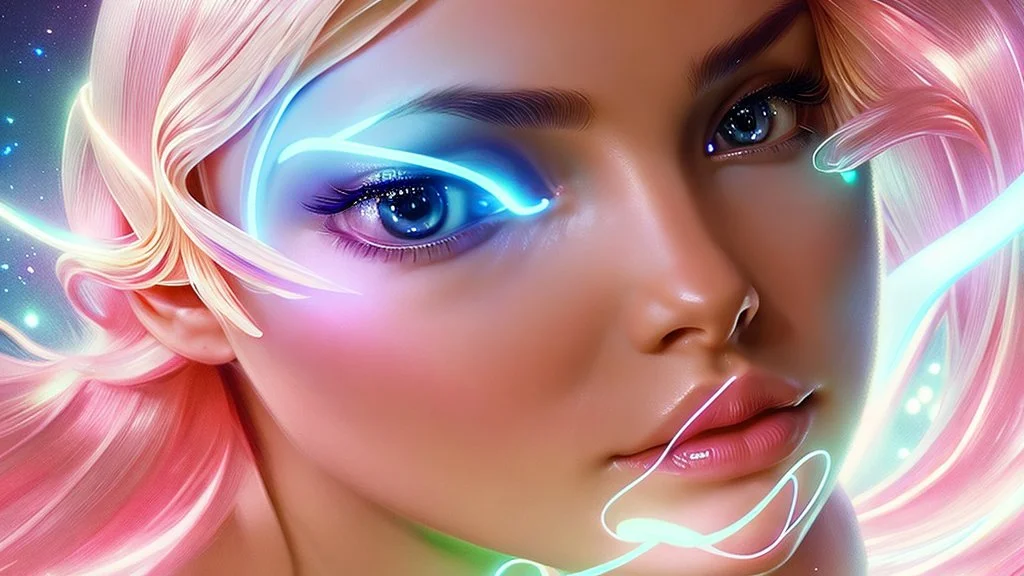 Lexica Aperture v2 Hyper detailed ultra sharp, trending on artstation, vibrant aesthetic, blonde ethereal sublle (((smiling)))+++ luminous heavenly goddess, angel, colorful, psychedelic, ornate, intricate, digital painting, concept art, smooth, sharp focus, illustration, not human anthropomorphic alien cyborg, art by artgerm and greg rutkowski and h. r. giger, louis royo, salvador dali, 8 k