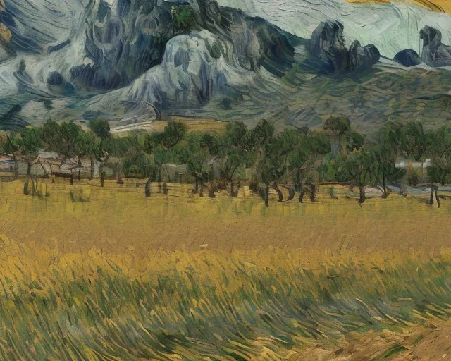 Portrait of Brazil by Van Gogh