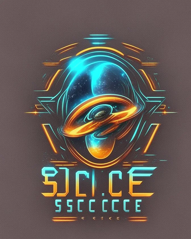 Science fiction logo design