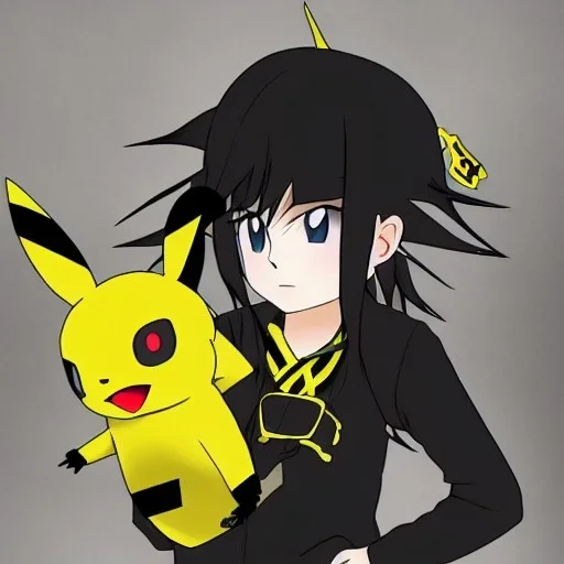 Anime pokemon dressed as BVB fan