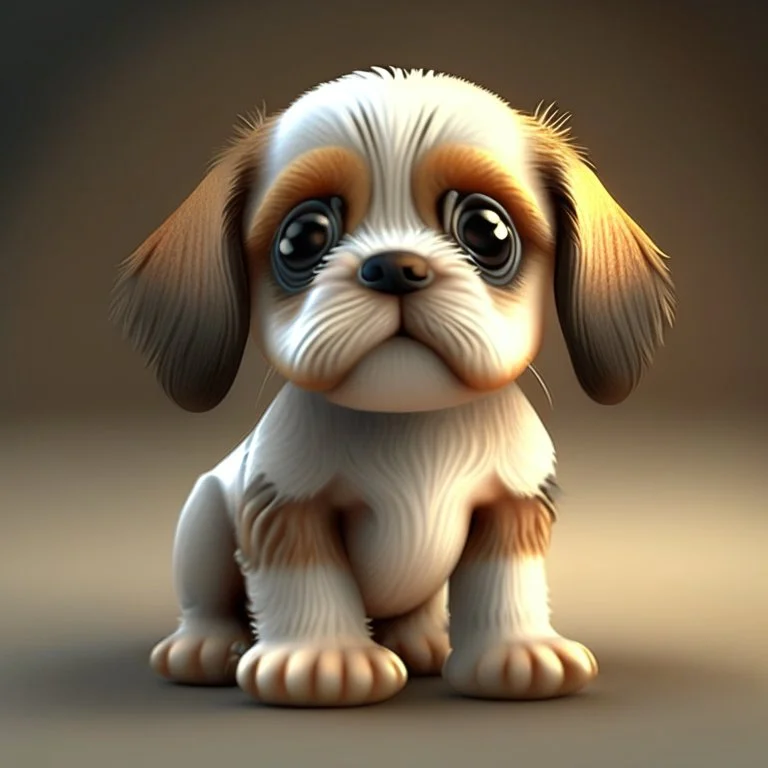 Cute dog 3D