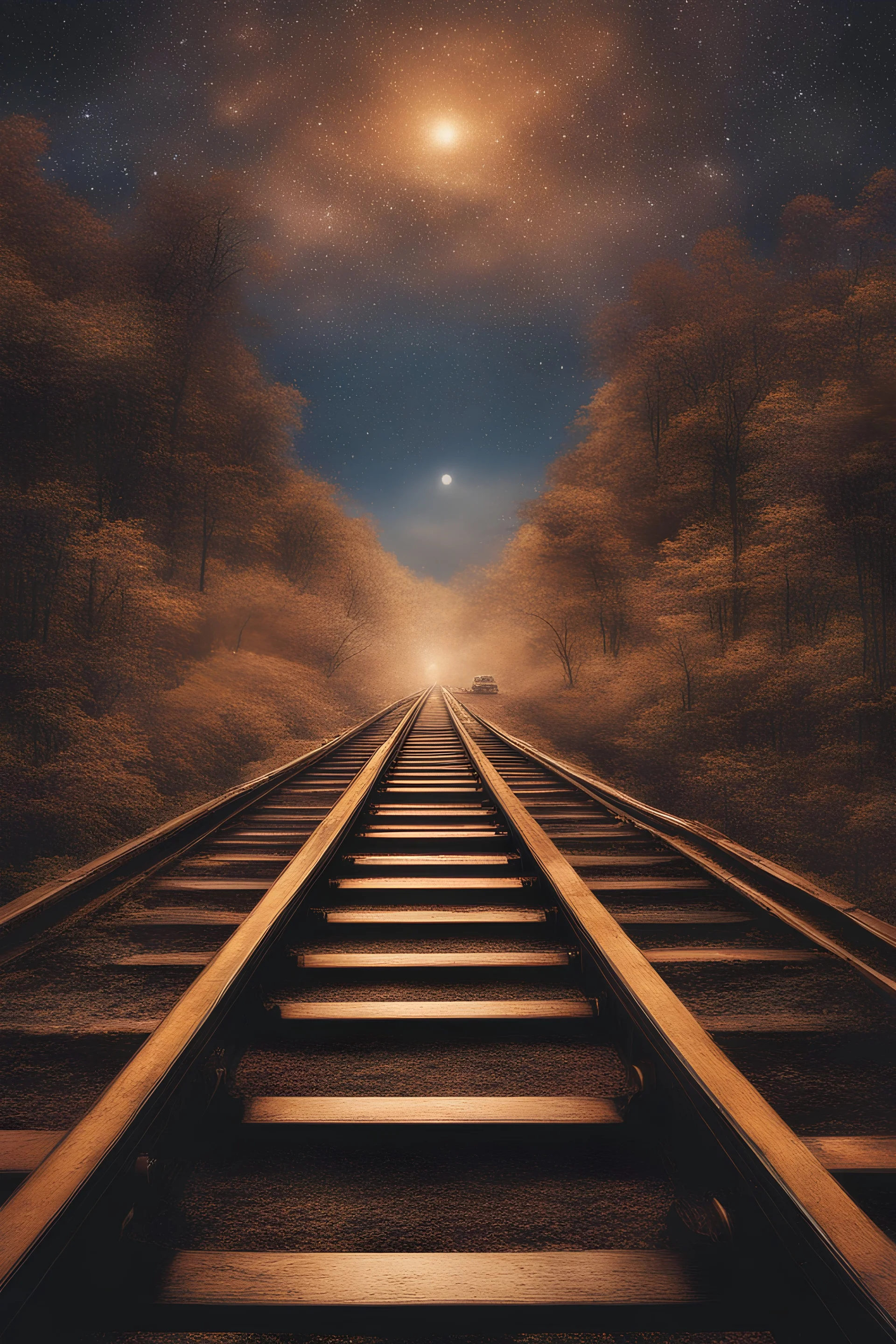 Sulamith Wülfing, Tim White, Surreal, mysterious, strange, fantastical, fantasy, Sci-fi, Japanese anime, night physics, the art of seeing forgotten dreams, the workings of the universe, the night of a meteor shower, butterflies crossing the galaxy, the range of the trolley problem, detailed masterpiece