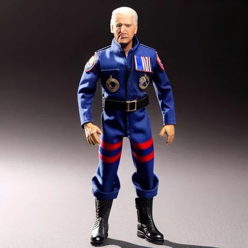 G.i. Joe Biden toy doll airforce flightsuit face hair sunglasses with black boots full body in package 2020