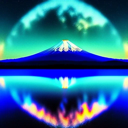 Mount Fuji, Japan,aerial view,extremely detailed digital painting, high resolution,8k, realistic, beautiful, volumetric lighting, mystical colors ,perfectly centered image, perfect composition, rim light, beautiful lighting,masterpiece, stunning scene, raytracing, anatomically correct, in the style Van Gogh and robert e howard and Ken Kelley and Ohrai Noriyoshi and Simon Bisley and tomzj1.