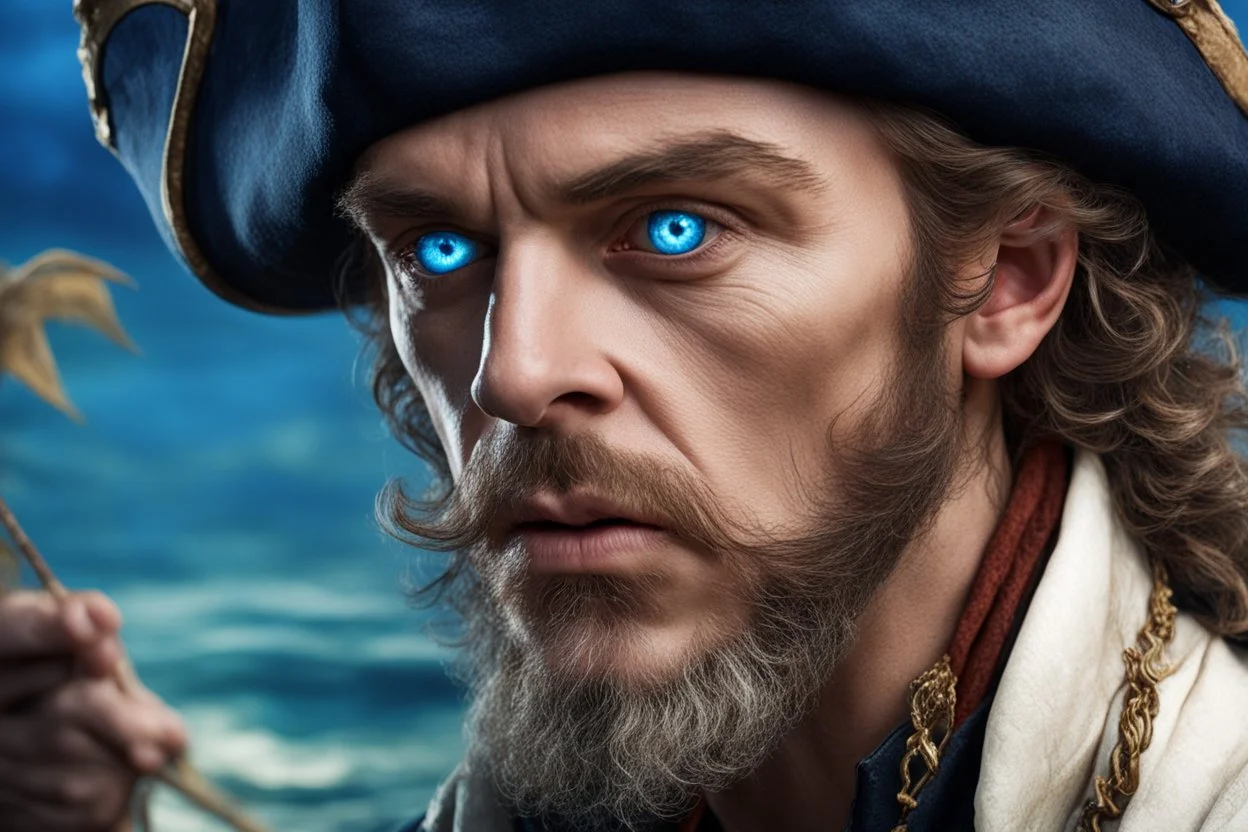 Munchausen wanted to spit in his face with gusto, but instead he calmly looked into the pirate's eyes. And if the phrase: "Eyes are the mirror of the soul" is true, then the soul of this villain is so bright and deep as the sea that it is not even possible to believe that this man followed the path of robbery. The blue eyes looked at the prisoner with a note of compassion. The red-haired young man ran the back of his hand over the baron's cheek, and Karl felt his wounds gradually heal. And a few