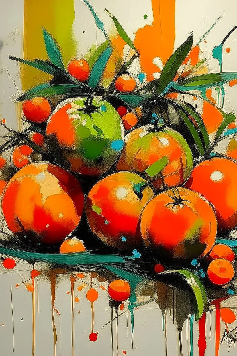 Oranges by Anthony Lister