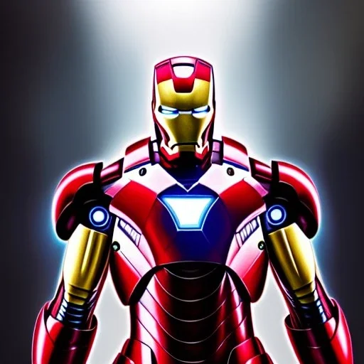 ultra detailed fullbody portrait of IRON MAN , extremely detailed digital painting, intrincate, extremely detailed face,crystal clear Big eyes, in the style of gabrielle del otto, mystical colors , perfectly centered image, perfect composition, rim light, beautiful lighting, 8k, stunning scene, raytracing