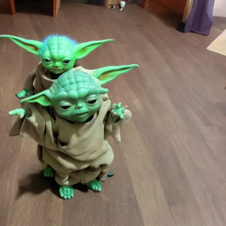 Baby Yoda tower