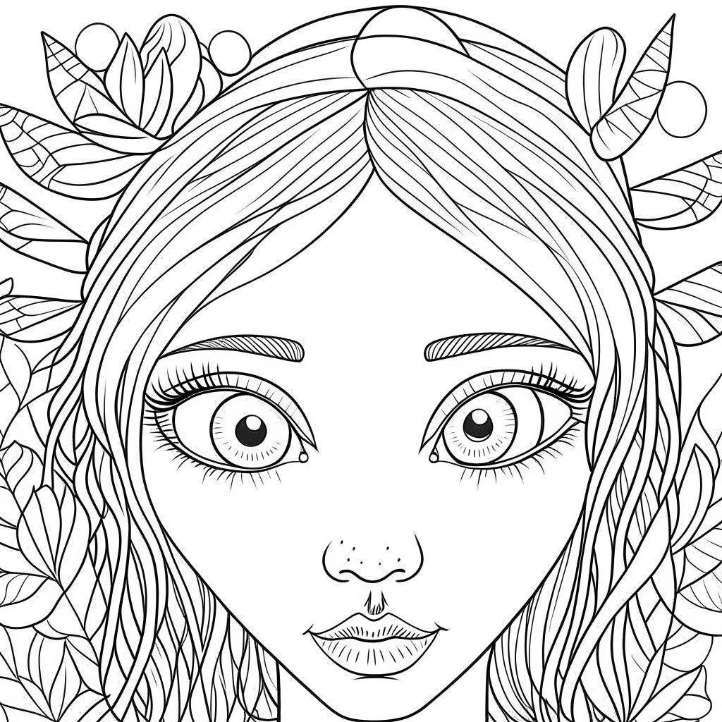 FAIRY, face view, cute, beautiful, full view, realistic, coloring page, only draw lines, coloring book, clean line art, wildlife-inspired, kid style, –no sketch, color, –ar 3:4, white background, minimalistic black lines, 8k, minimal black color, low level black colors, coloring page, use pure black and white colors, avoid thick black colors, thin black line art, avoid colors, perfect shape, perfect clear lines, clear edges,