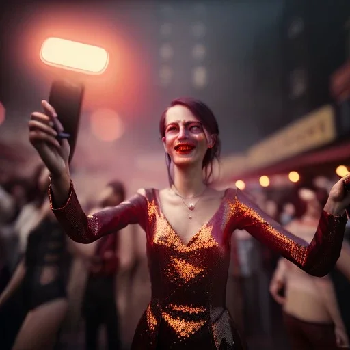 Ultra Realistic selfie, drunken sexy women, carnival night scene, steampunk style. happy, red fog. highly detailed, concept art, unreal engine 5, ray tracing, RTX, lumen lighting, ultra detail, volumetric lighting, 3d, finely drawn, high definition, high resolution.