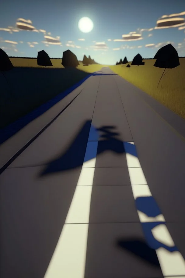 road shader from shadertoy