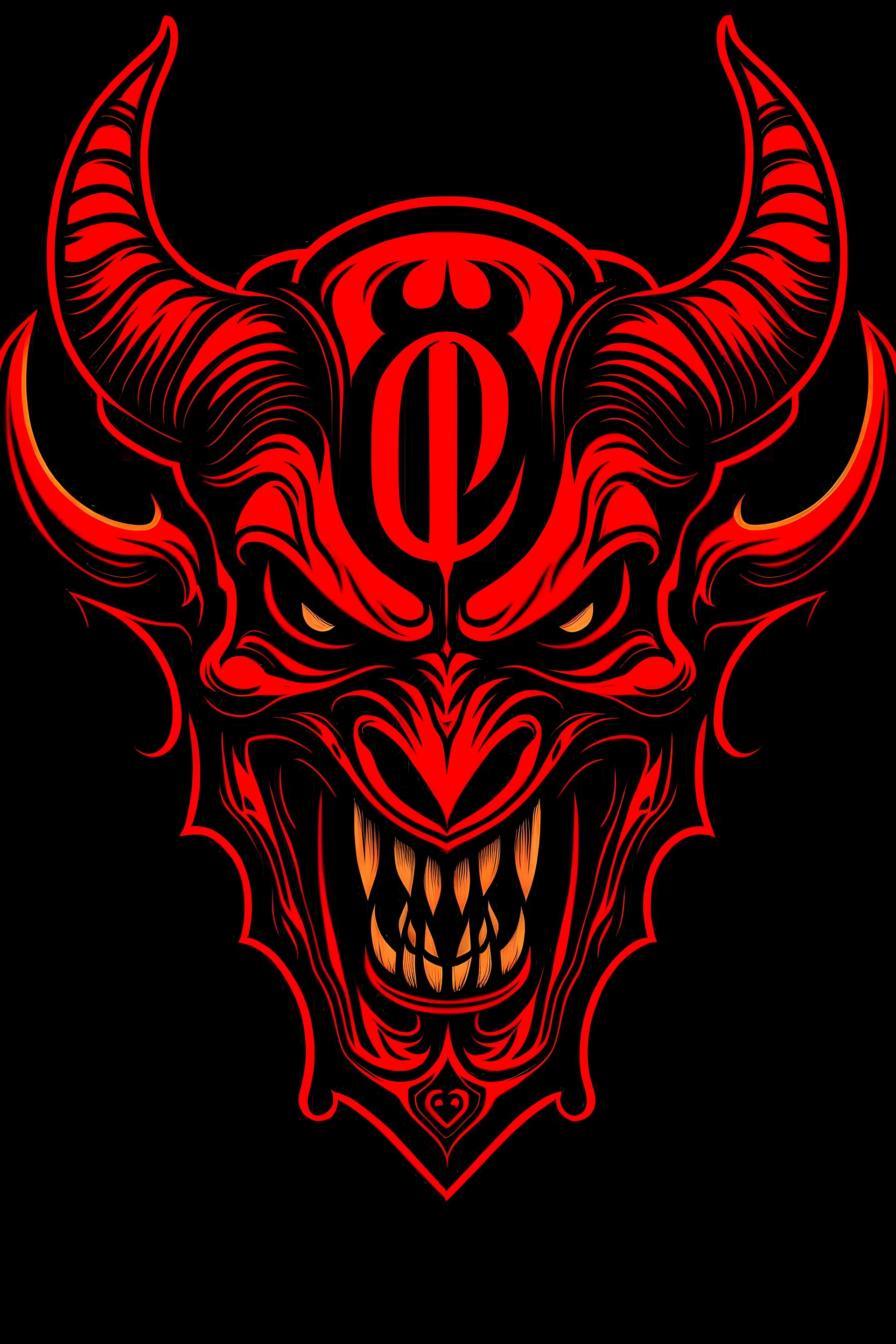 666 devil logo