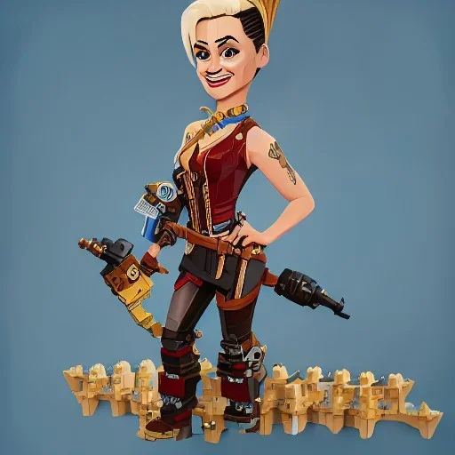 amy sedaris, smiling, lego, steampunk