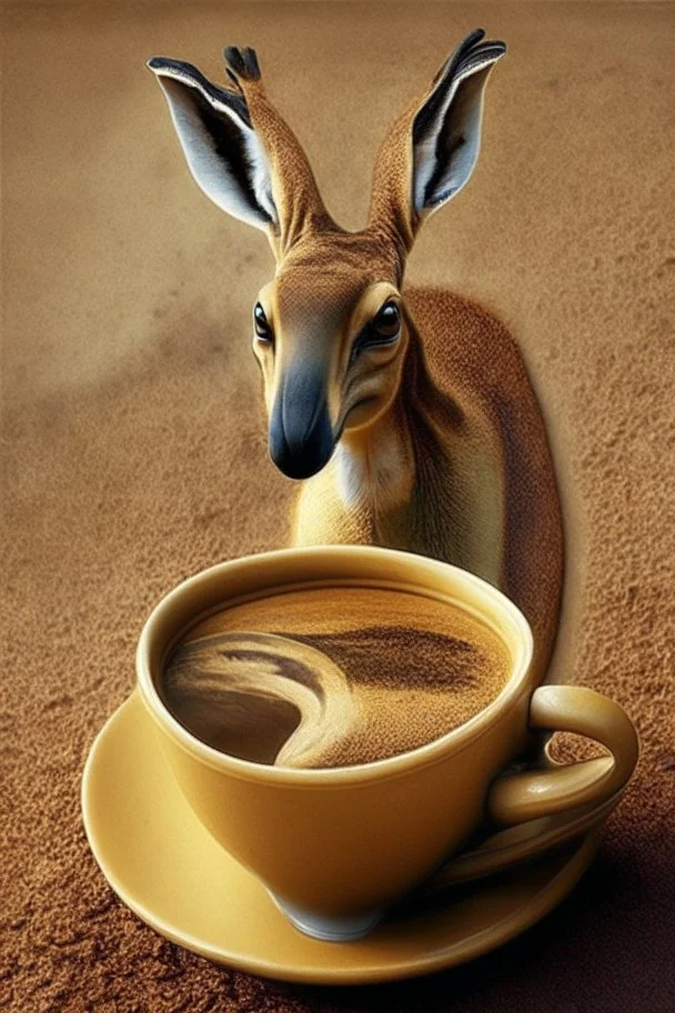 coffee that is a kangaroo