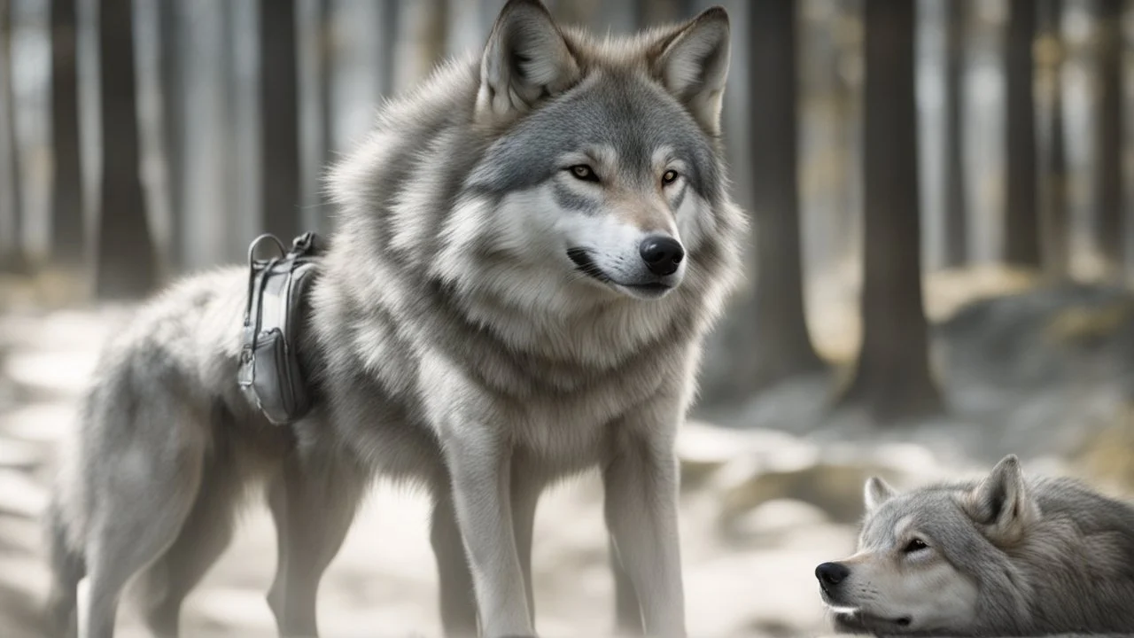 a wolf that is a assistant