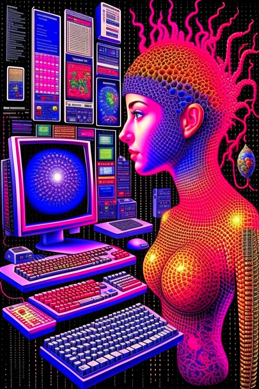 Technical Diagram, Info graphic, Charts, of A Cosmic Anatomical Human Head, Info Graphic, Scientific, Data Diagram, Nervous System, Galaxy, Vibrant Colors, Midnight Aura, Ultra Detailed, H.R. Giger, Max Ernst, Thomas Kinkade, Robert Gonsalves, dark background