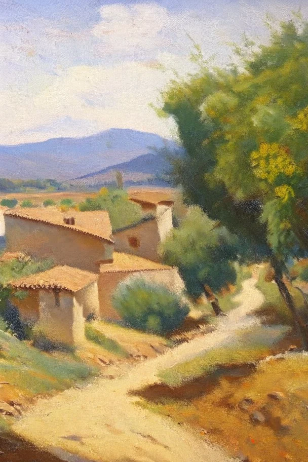 Spanish landscape painting