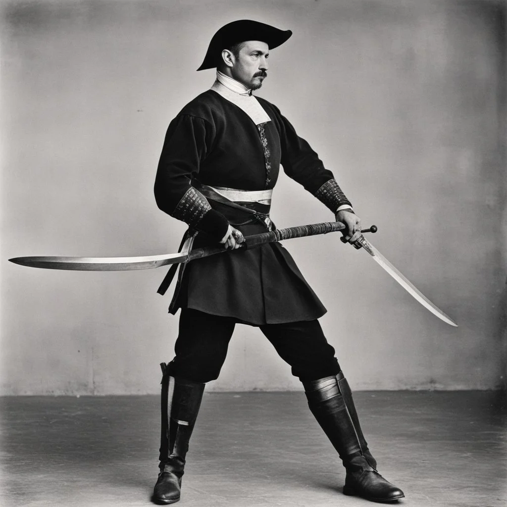 Rocco Bonetti, founder of a highly controversial sword-fighting school: “There was an Italian teacher of Defence in my time, who was so excellent in his fight,” writes fencing enthusiast George Silver, c. 1599, “that he would have hit anie English man with a thrust, just upon any button in his doublet.”