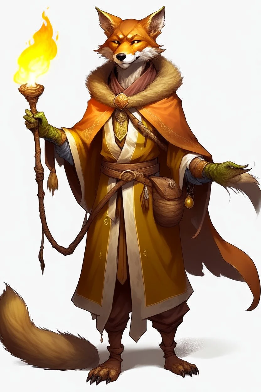 brown fox humanoid monk sorcerer dnd