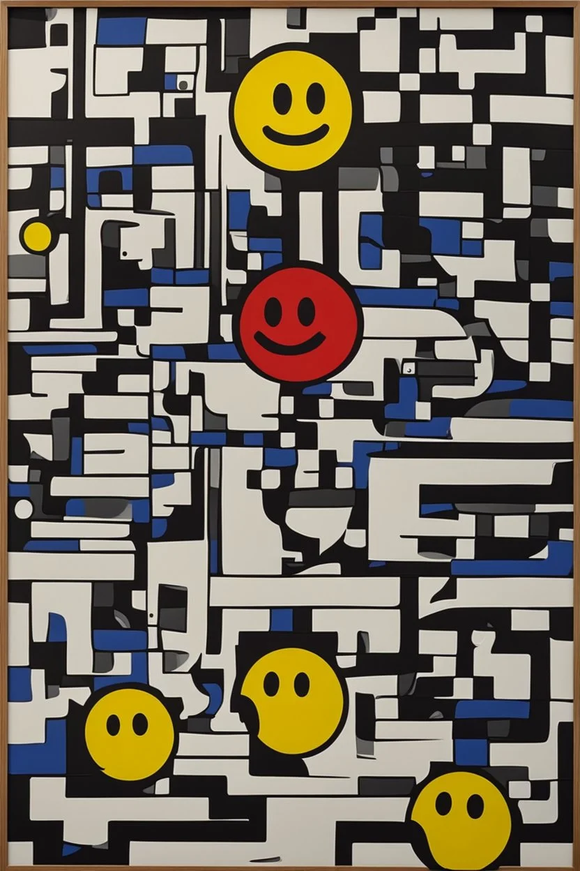 pac-man painted by roy lichtenstein