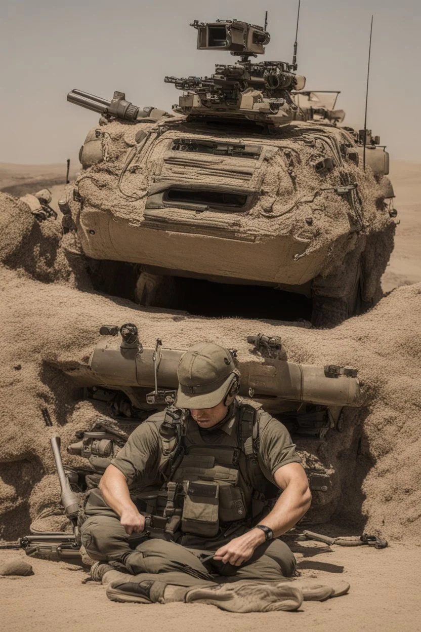 A combat vehicle with all the tools