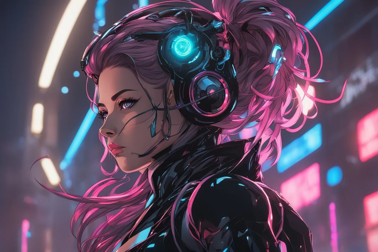 Girl Machine with RGB cyber mask in 8k solo leveling shadow artstyle, Crystal and Symbiote them, neon effect , magic circle, close picture, full body, apocalypse, intricate details, highly detailed, high details, detailed portrait, masterpiece,ultra detailed, ultra quality