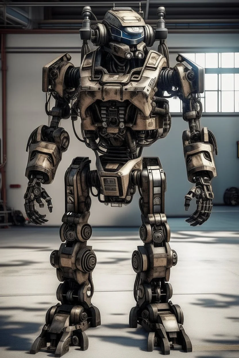 mechanical robot exosuit