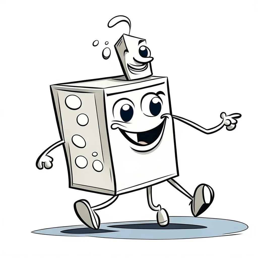 dancing milk carton cartoon