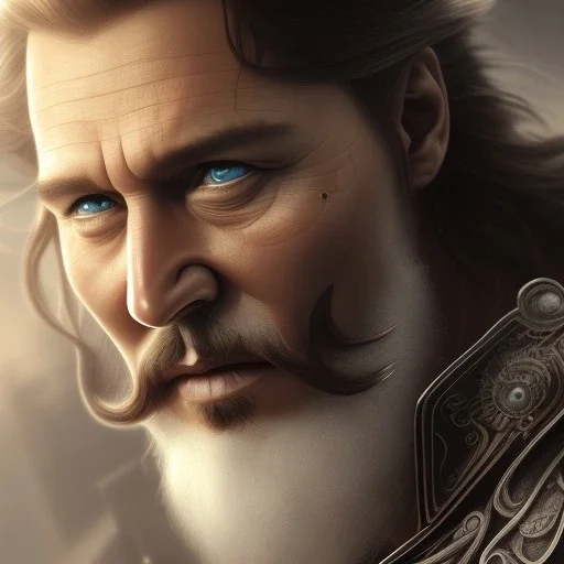 ultra realistic illustration, hulking herculean johnny depp as a rogue pirate thief from baldurs gate and diablo, intricate from baldurs gate, elegant, highly detailed, digital painting, artstation, concept art, smooth, sharp focus, illustration, art by artgerm and greg rutkowski and alphonse mucha