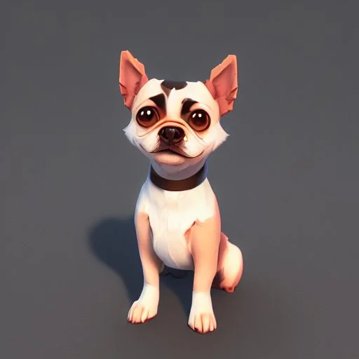 Cute dog 3D