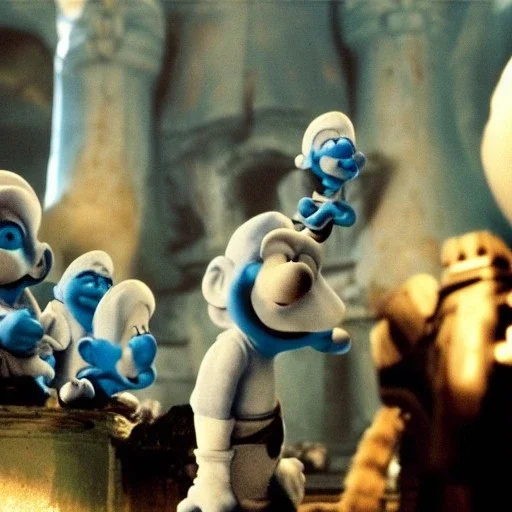 smurfs from christopher nolan