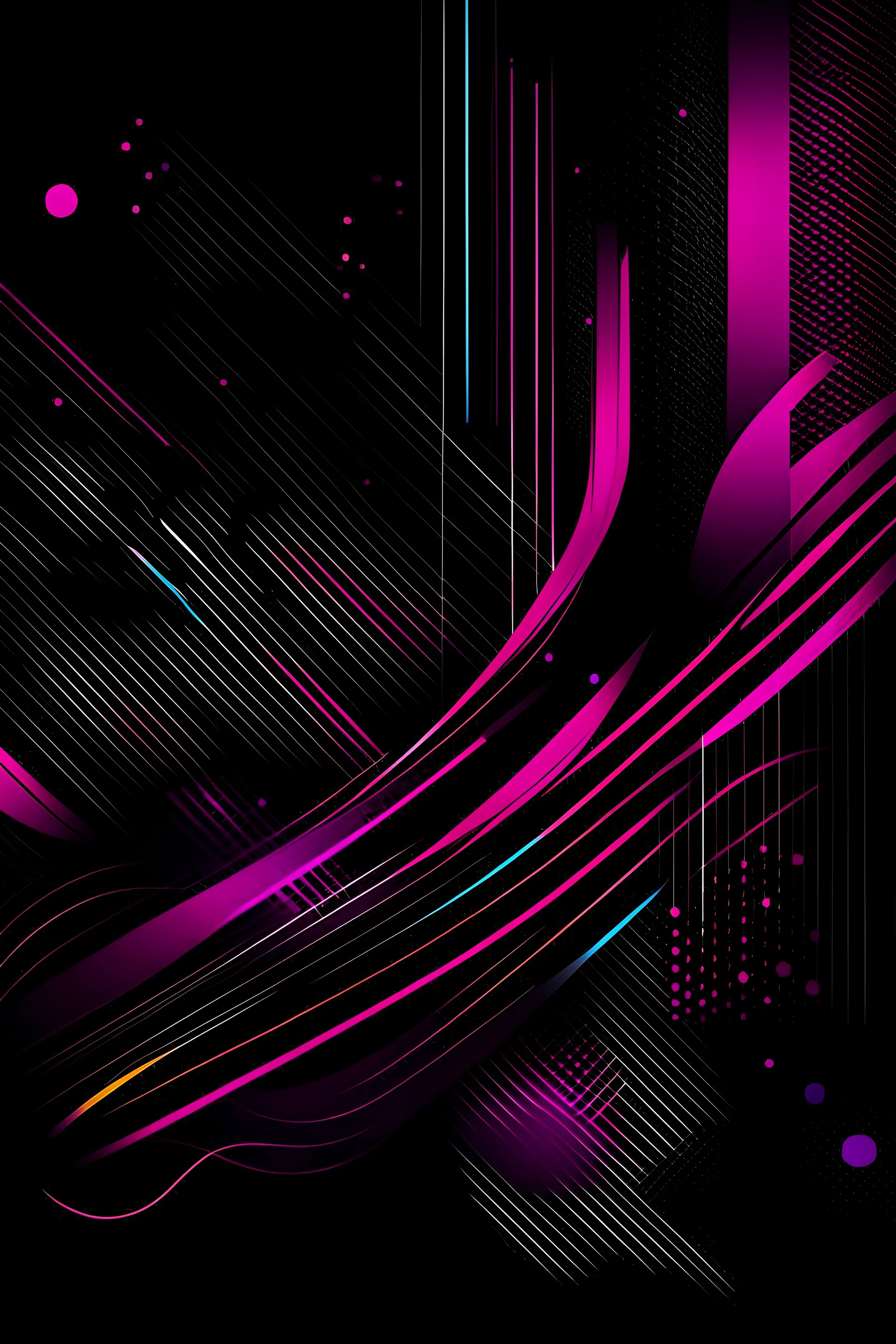 vectors violet to magenta with black background