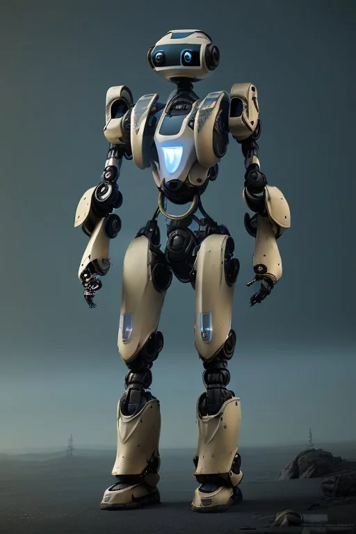 armor robot ai soldier mech dystopian