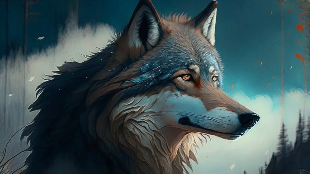 ghibli, wolf