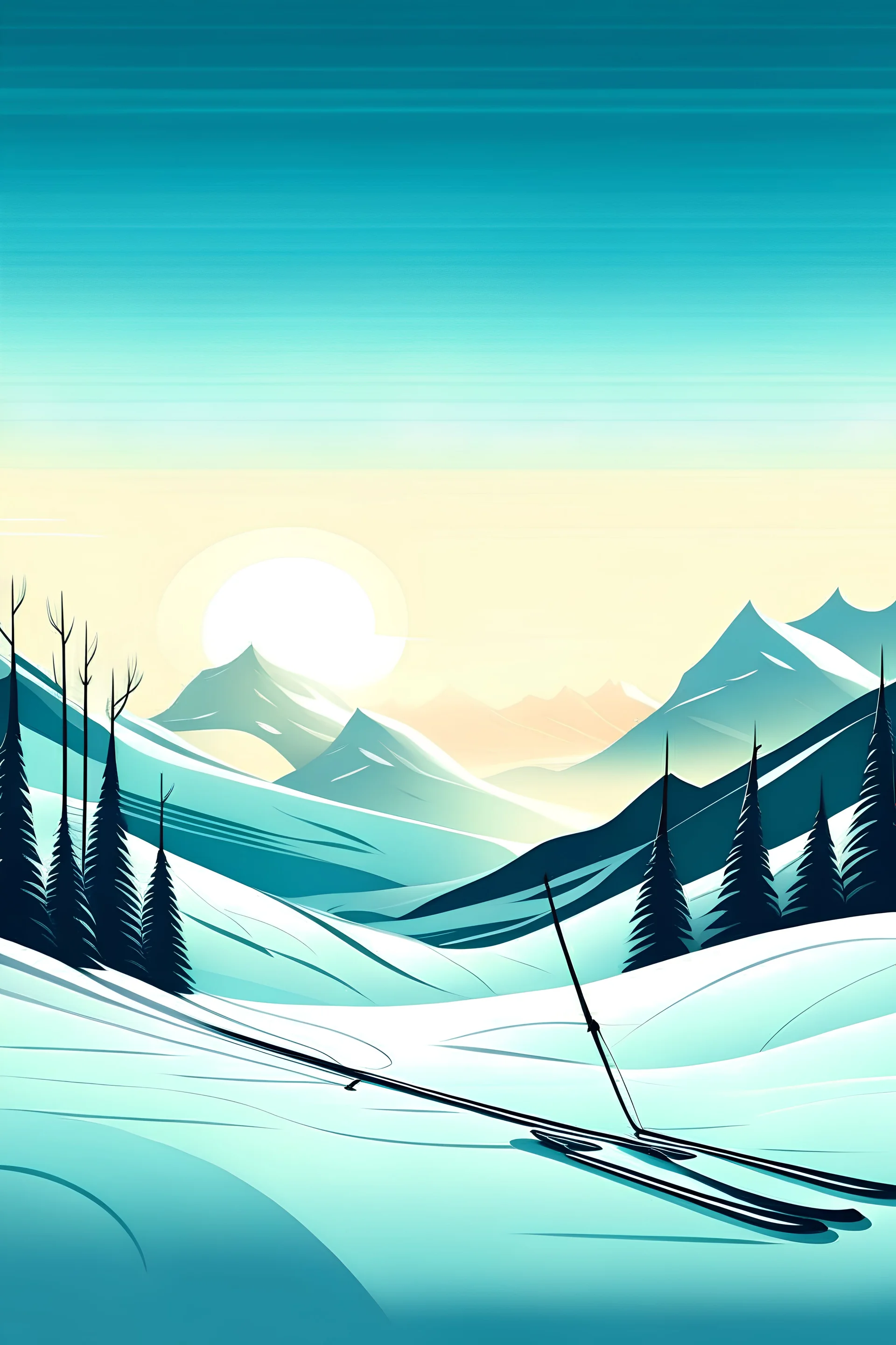 ski background