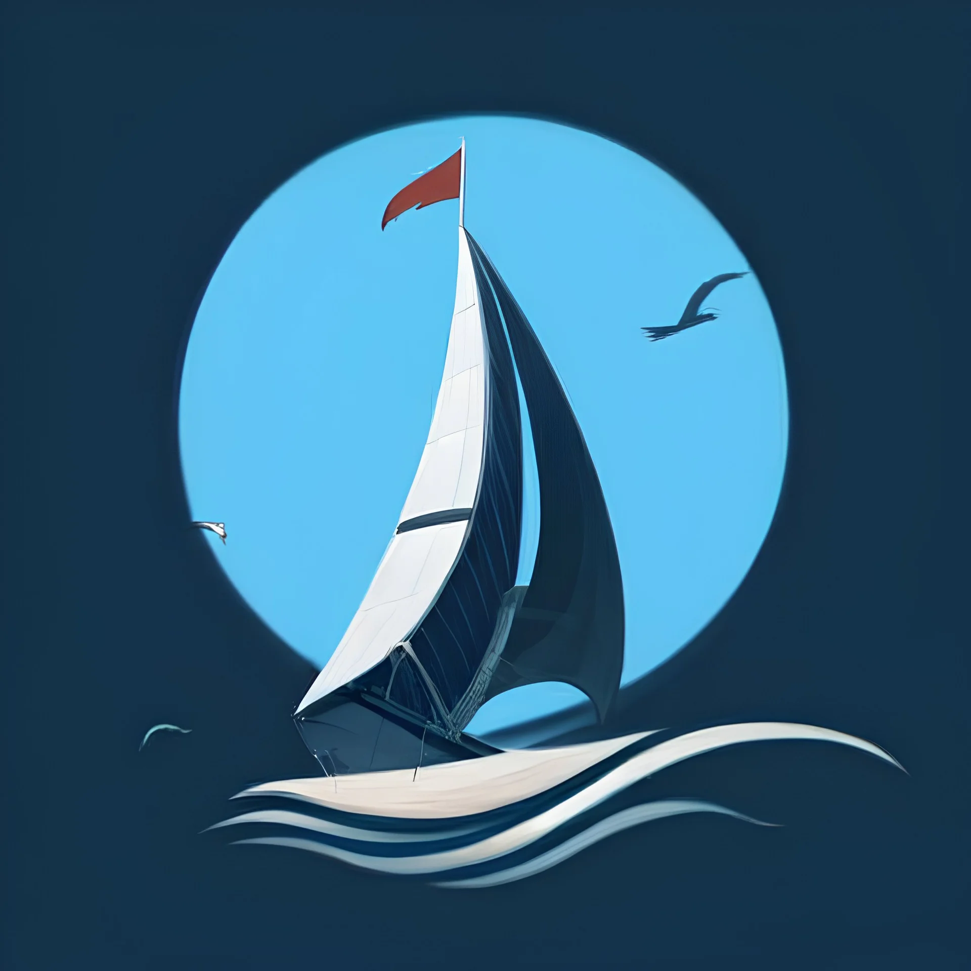 Sailboat vector art