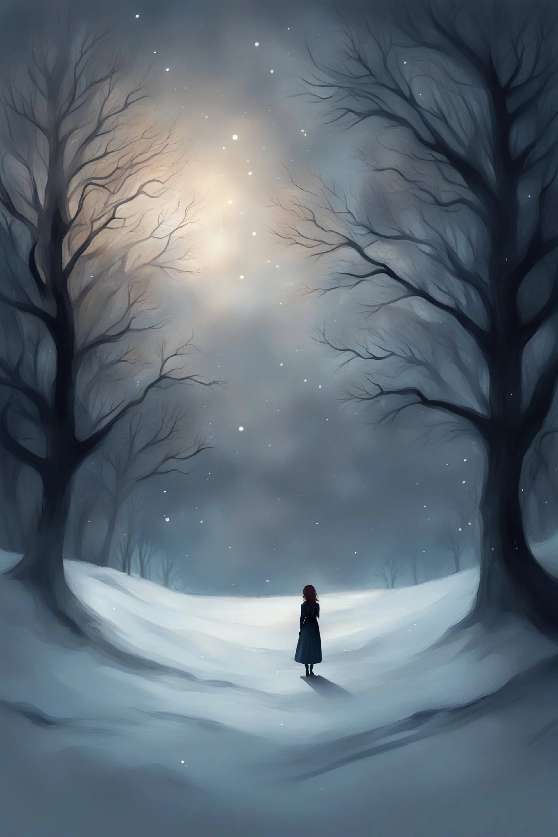 art illustration to the song My December loneliness sadness