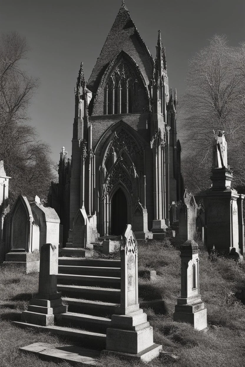 Gothic graveyard