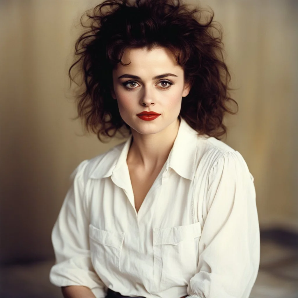 Young Helena Bonham Carter 1990 indie scene girl