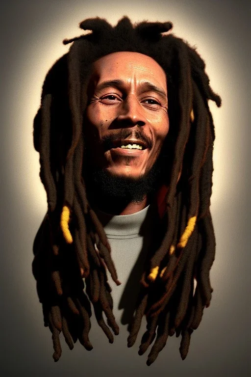 Bob Marley, highly detailed, cinematic 16k