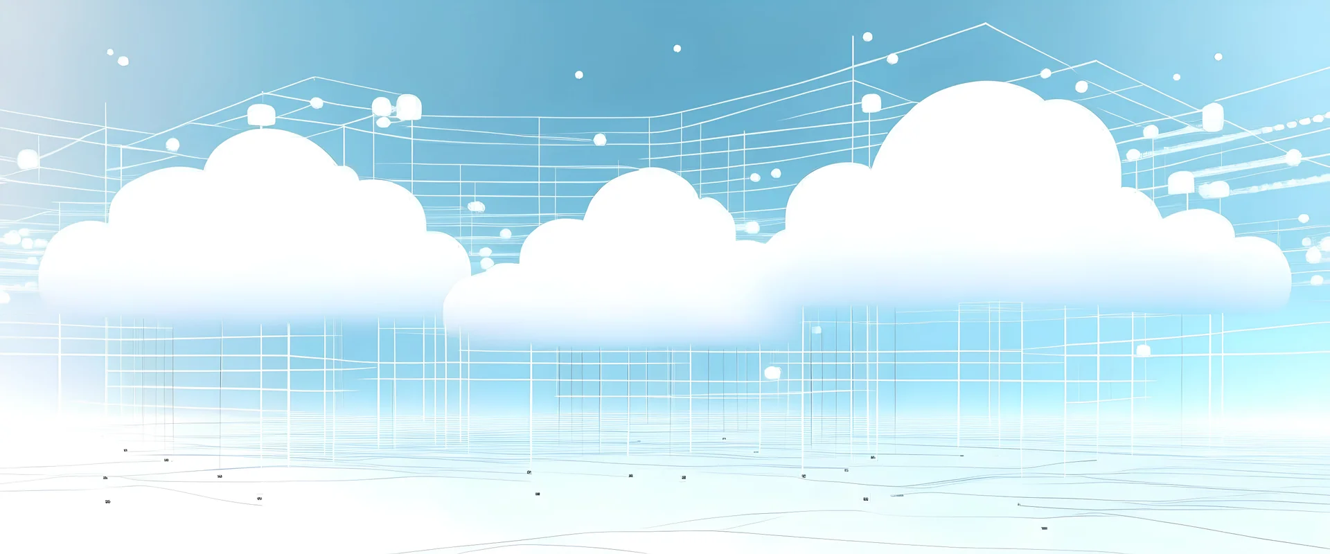 light background for cloud server