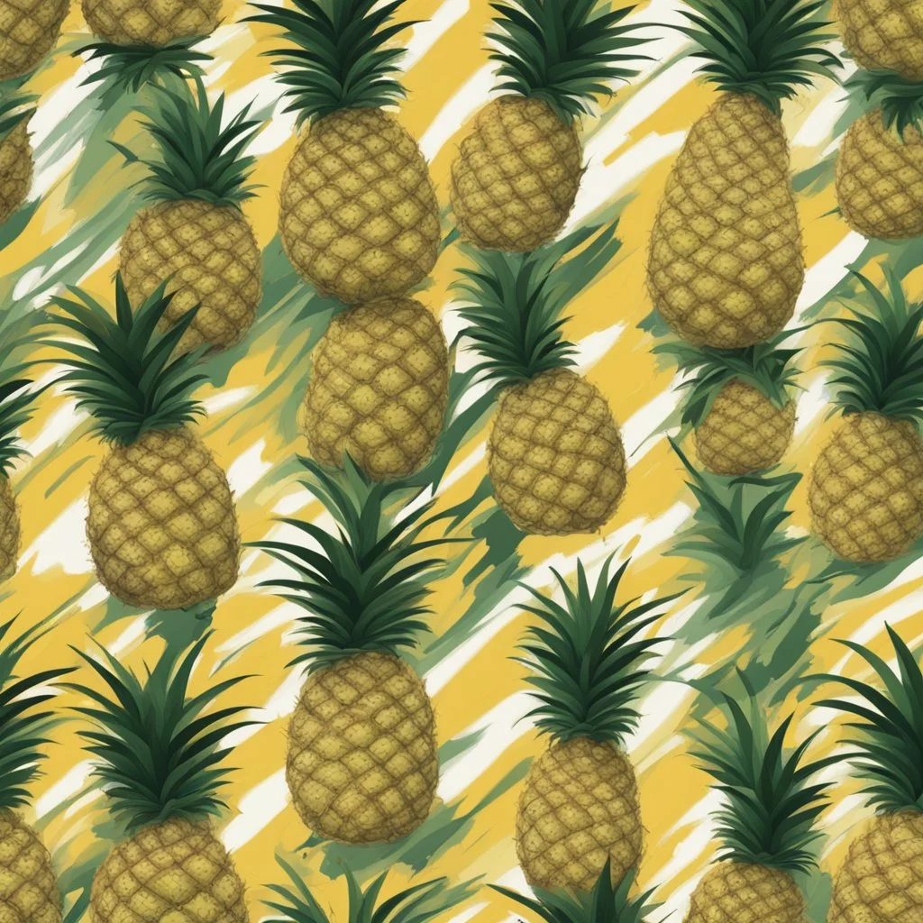 Abstract pineapple concept